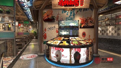 合肥經(jīng)開區(qū)燒烤店設計裝修案例